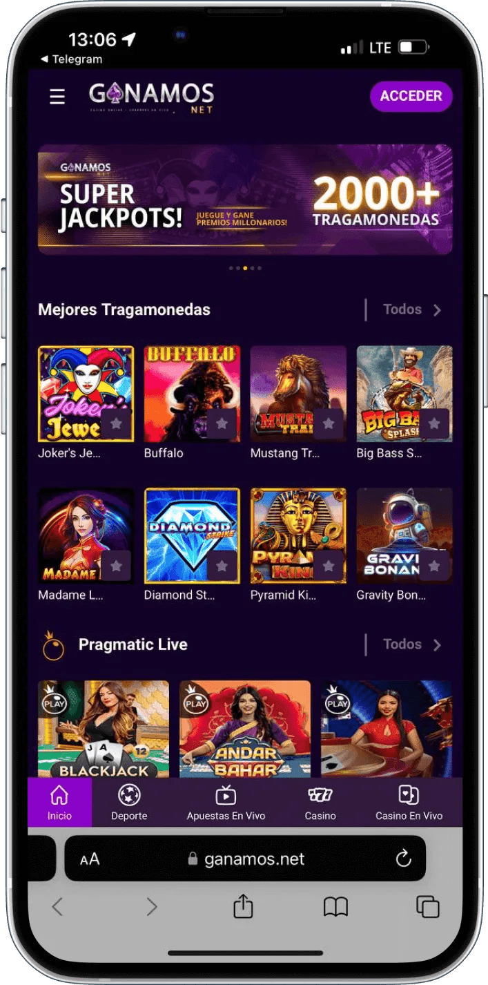 Ganamos Bet Casino Download Mobiele App